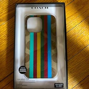 Brand new Authentic Coach iPhone Case FITS IPHONE 13 pro with the 6.1” screen